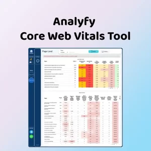 Analyfy Core Web Vitals Tool cover